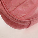 BALENCIAGA LucaGol XS Shoulder Bag Leather 2way Pink Silver 695814 Auth 146072AM-17