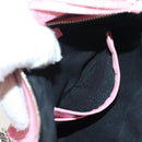 BALENCIAGA LucaGol XS Shoulder Bag Leather 2way Pink Silver 695814 Auth 146072AM-25