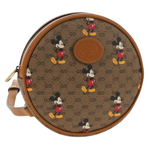 GUCCI Micro GG Supreme Disney Mini Backpack PVC Beige 603730 Auth 146074SM