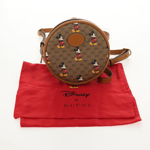 GUCCI Micro GG Supreme Disney Mini Backpack PVC Beige 603730 Auth 146074SM