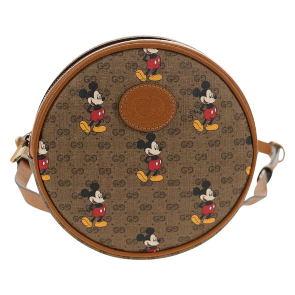 GUCCI Micro GG Supreme Disney Mini Backpack PVC Beige 603730 Auth 146074SM