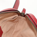 GUCCI GG Marmont Waist Bag Leather Red Gold 476434 Auth 146076V-20