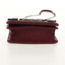 CHANEL Matelasse Boy Brick Chain Bag Lamb Skin Bordeaux CC Auth 146080SM-5