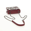 CHANEL Matelasse Boy Brick Chain Bag Lamb Skin Bordeaux CC Auth 146080AM-8