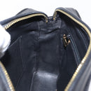 CHANEL Chain V Stitch Shoulder Bag Caviar Skin Black Gold CC Auth 146083AV-22