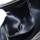 CHANEL Chain V Stitch Shoulder Bag Caviar Skin Black Gold CC Auth 146083AV-24