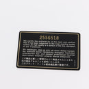 CHANEL Chain V Stitch Shoulder Bag Caviar Skin Black Gold CC Auth 146083AV-11