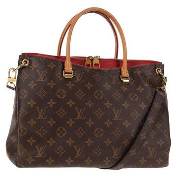 LOUIS VUITTON Monogram Pallas Hand Bag M41175 LV Auth 146084