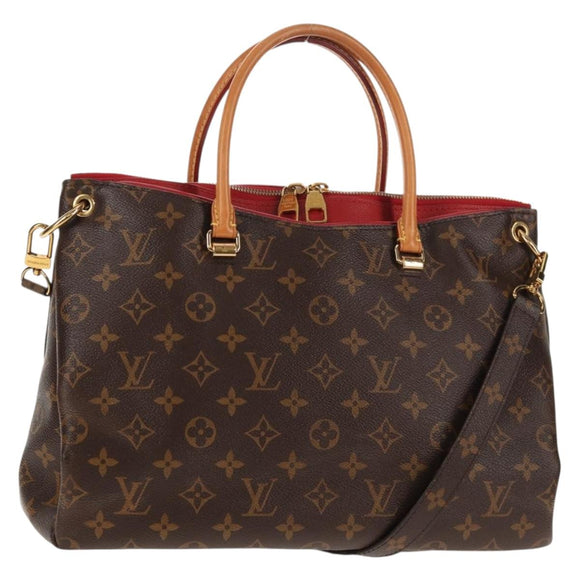 LOUIS VUITTON Monogram Pallas Hand Bag M41175 LV Auth 146084
