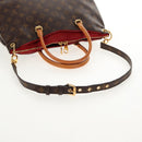 LOUIS VUITTON Monogram Pallas Hand Bag M41175 LV Auth 146084-9