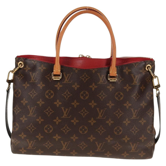 LOUIS VUITTON Monogram Pallas Hand Bag M41175 LV Auth 146084