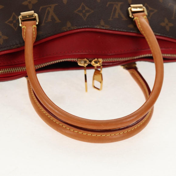 LOUIS VUITTON Monogram Pallas Hand Bag M41175 LV Auth 146084