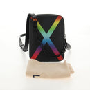 LOUIS VUITTON Taiga Rainbow Danube Messenger Bag Black M30332 LV Auth 146086M-13