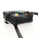 LOUIS VUITTON Taiga Rainbow Danube Messenger Bag Black M30332 LV Auth 146086M-7