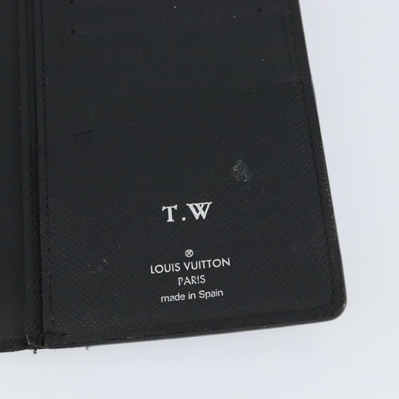 LOUIS VUITTON Damier Graphite Brazza Portefeuille NM Wallet N60435 Auth 146091