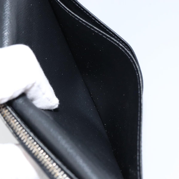 LOUIS VUITTON Damier Graphite Brazza Portefeuille NM Wallet N60435 Auth 146091