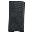 LOUIS VUITTON Damier Graphite Brazza Portefeuille NM Wallet N60435 Auth 146091-13