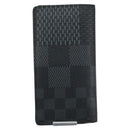 LOUIS VUITTON Damier Graphite Brazza Portefeuille NM Wallet N60435 Auth 146091-2
