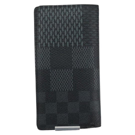 LOUIS VUITTON Damier Graphite Brazza Portefeuille NM Wallet N60435 Auth 146091 - 0