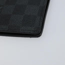 LOUIS VUITTON Damier Graphite Brazza Portefeuille NM Wallet N60435 Auth 146091-14