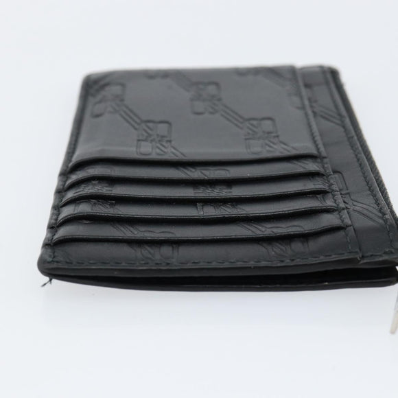 BALENCIAGA Card Case Leather Black 717784 Auth 146092