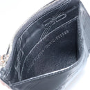 BALENCIAGA Card Case Leather Black 717784 Auth 146092-12