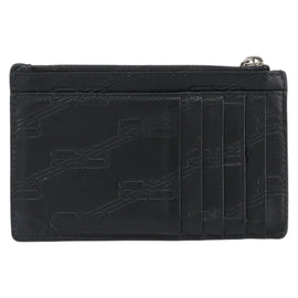 BALENCIAGA Card Case Leather Black 717784 Auth 146092 - 0
