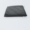 BALENCIAGA Card Case Leather Black 717784 Auth 146092-3