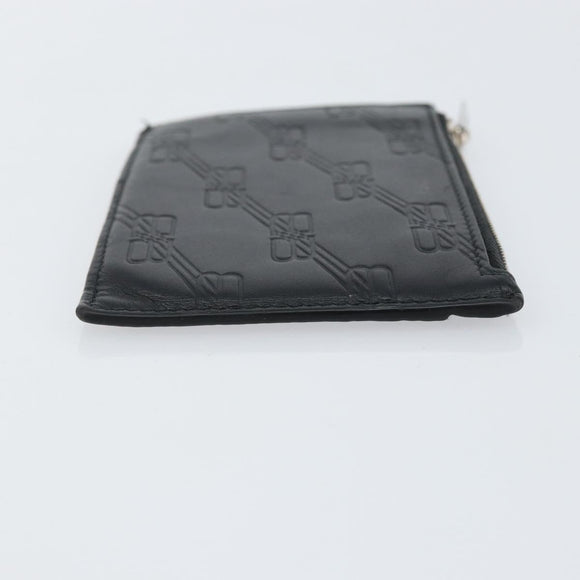 BALENCIAGA Card Case Leather Black 717784 Auth 146092