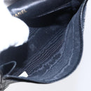 CHANEL Bicolore Wallet Lamb Skin Black CC Auth 146093-16