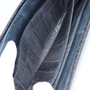 CHANEL Long Wallet Caviar Skin Black Gold CC Auth 146094-19