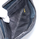 CHANEL Long Wallet Caviar Skin Black Gold CC Auth 146094-21