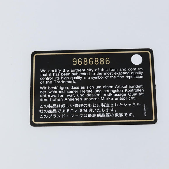 CHANEL Long Wallet Caviar Skin Black Gold CC Auth 146094