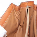 CELINE Macadam Canvas Hand Bag PVC Leather 2way Brown Gold Auth 146100-22