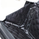 Salvatore Ferragamo Gancini Clutch Bag Satin Black Silver Auth 146102V-11