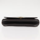 Christian Dior Hand Bag Leather Brown Gold Auth 146106-5