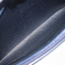 Christian Dior Trotter Canvas Shoulder Bag Navy Gold Auth 146109-17