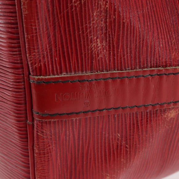 LOUIS VUITTON Epi Petit Noe Shoulder Bag Red M44107 LV Auth 146111