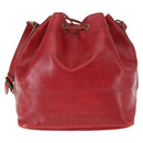 LOUIS VUITTON Epi Petit Noe Shoulder Bag Red M44107 LV Auth 146111-2