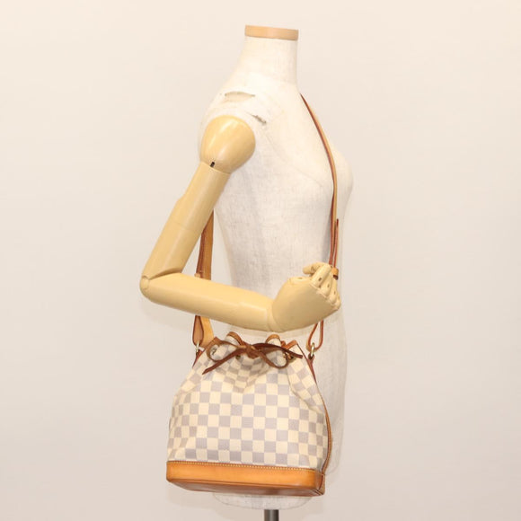 LOUIS VUITTON Damier Azur Noe BB Shoulder Bag N41220 LV Auth 146114