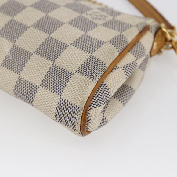 LOUIS VUITTON Damier Azur Eva Shoulder Bag 2way N55214 LV Auth 146116