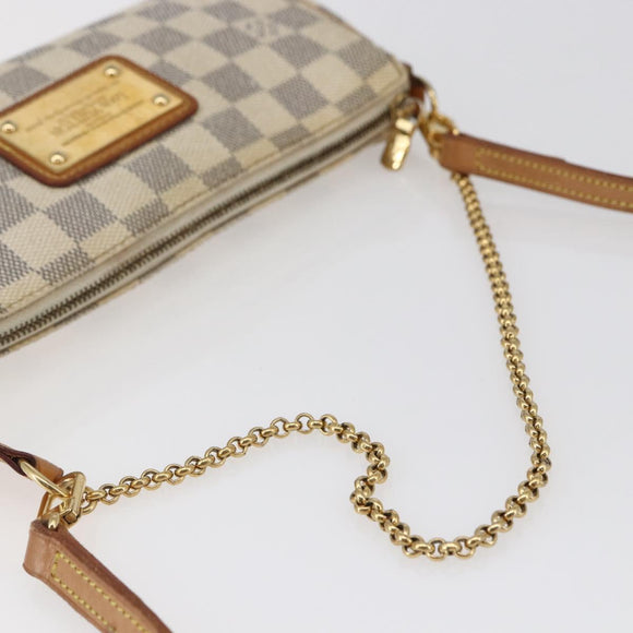 LOUIS VUITTON Damier Azur Eva Shoulder Bag 2way N55214 LV Auth 146116
