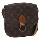 LOUIS VUITTON Monogram Saint Cloud MM Shoulder Bag M51243 LV Auth 146118-1