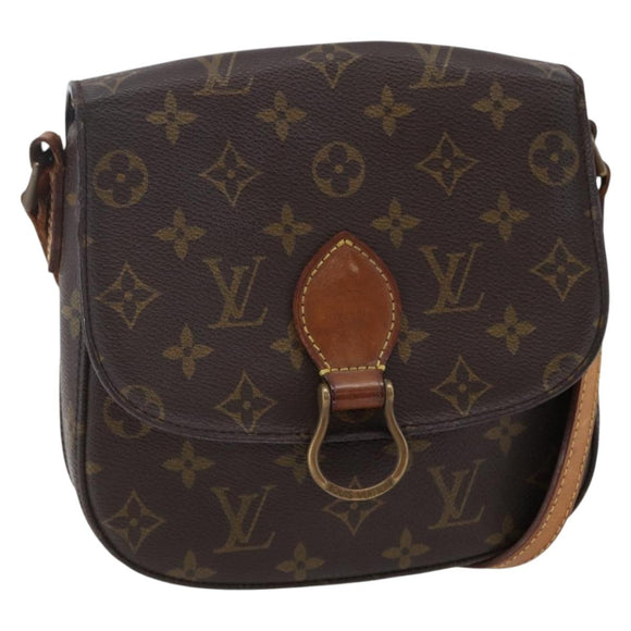 LOUIS VUITTON Monogram Saint Cloud MM Shoulder Bag M51243 LV Auth 146118