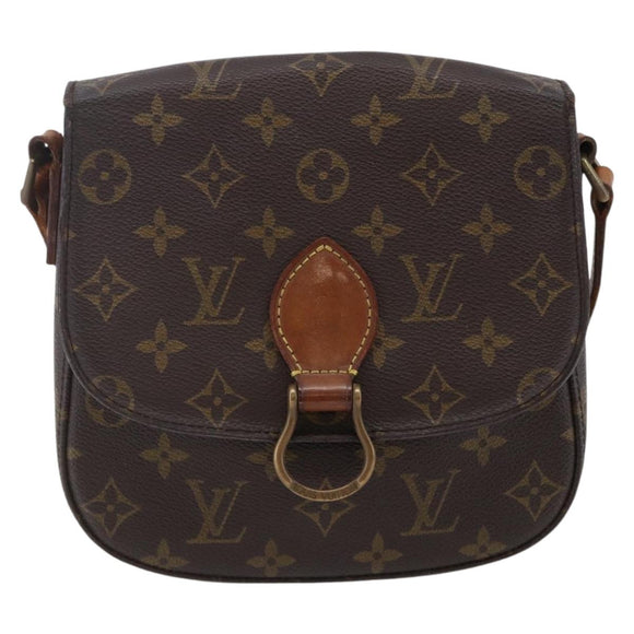 LOUIS VUITTON Monogram Saint Cloud MM Shoulder Bag M51243 LV Auth 146118