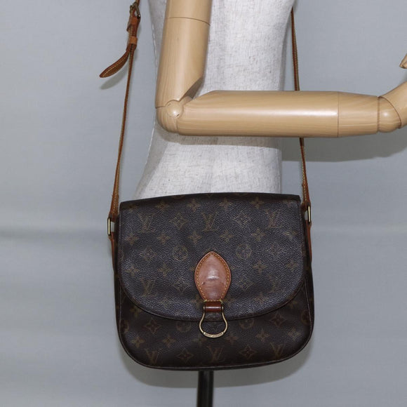 LOUIS VUITTON Monogram Saint Cloud GM Shoulder Bag M51242 LV Auth 146119