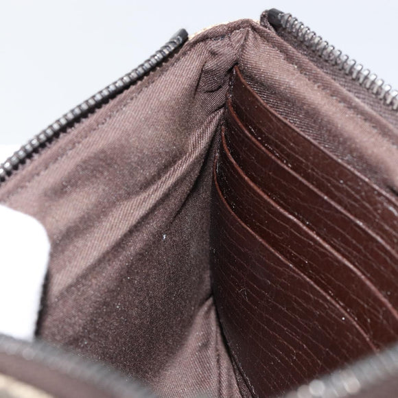 GUCCI GG Supreme Web Sherry Line Bag PVC Beige Silver 190553 0959 Auth 146121