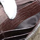 GUCCI GG Supreme Web Sherry Line Bag PVC Beige Silver 190553 0959 Auth 146121-12