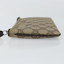 GUCCI GG Supreme Web Sherry Line Bag PVC Beige Silver 190553 0959 Auth 146121-4