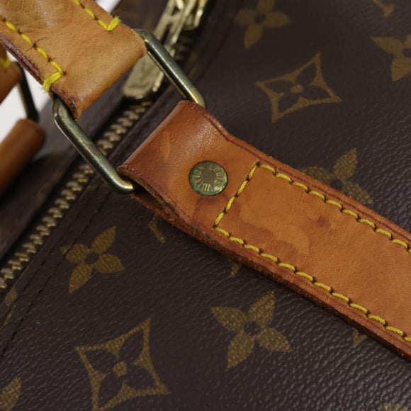 LOUIS VUITTON Monogram Keepall Bandouliere 60 Boston Bag M41412 LV Auth 146122